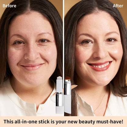 🎁LAST DAY BUY 1 GET 1 FREE!!🎉Cream Stick V White Korean Color-Changing Foundation Stick with VolufilineET